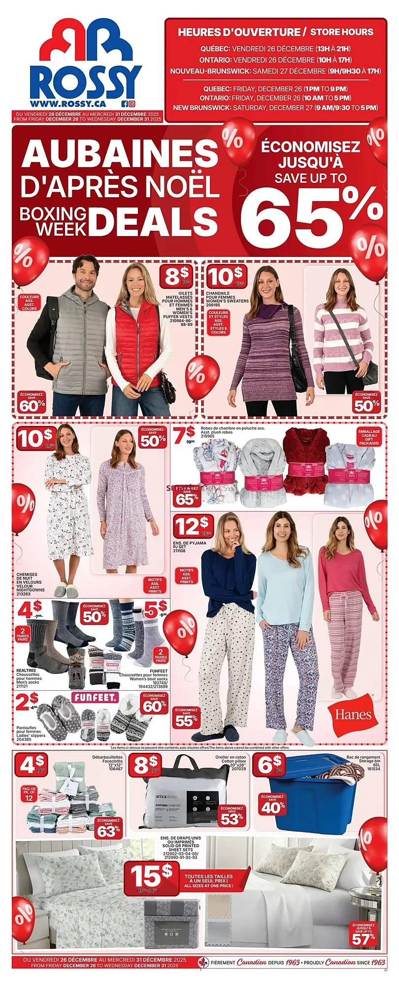 Rossy flyer from December 26 to December 31 2025 - flyer page 1