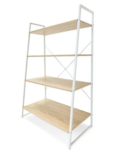 Scandi Ladder 4-Tier Bookshelf