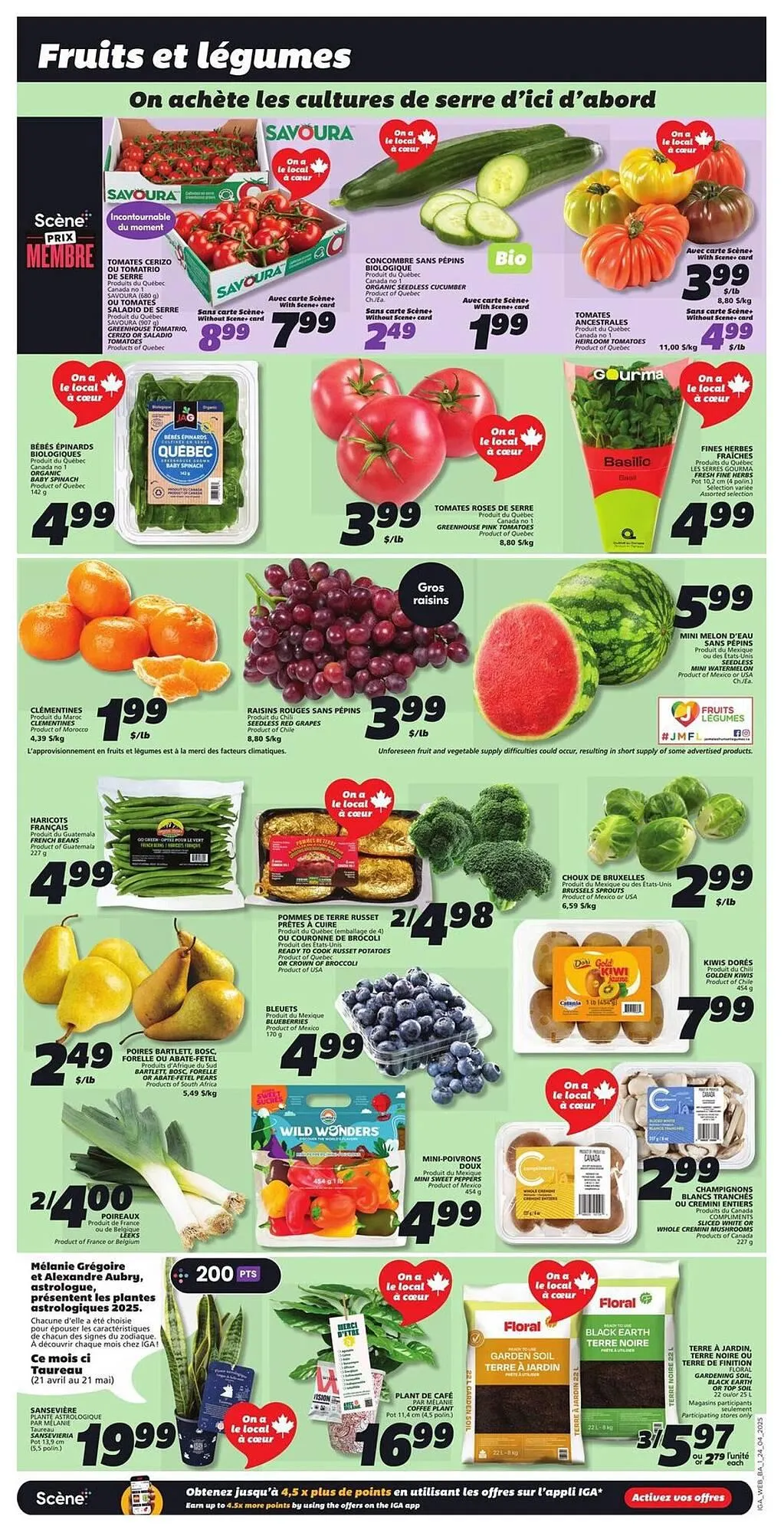 IGA flyer from April 24 to May 7 2025 - flyer page 4