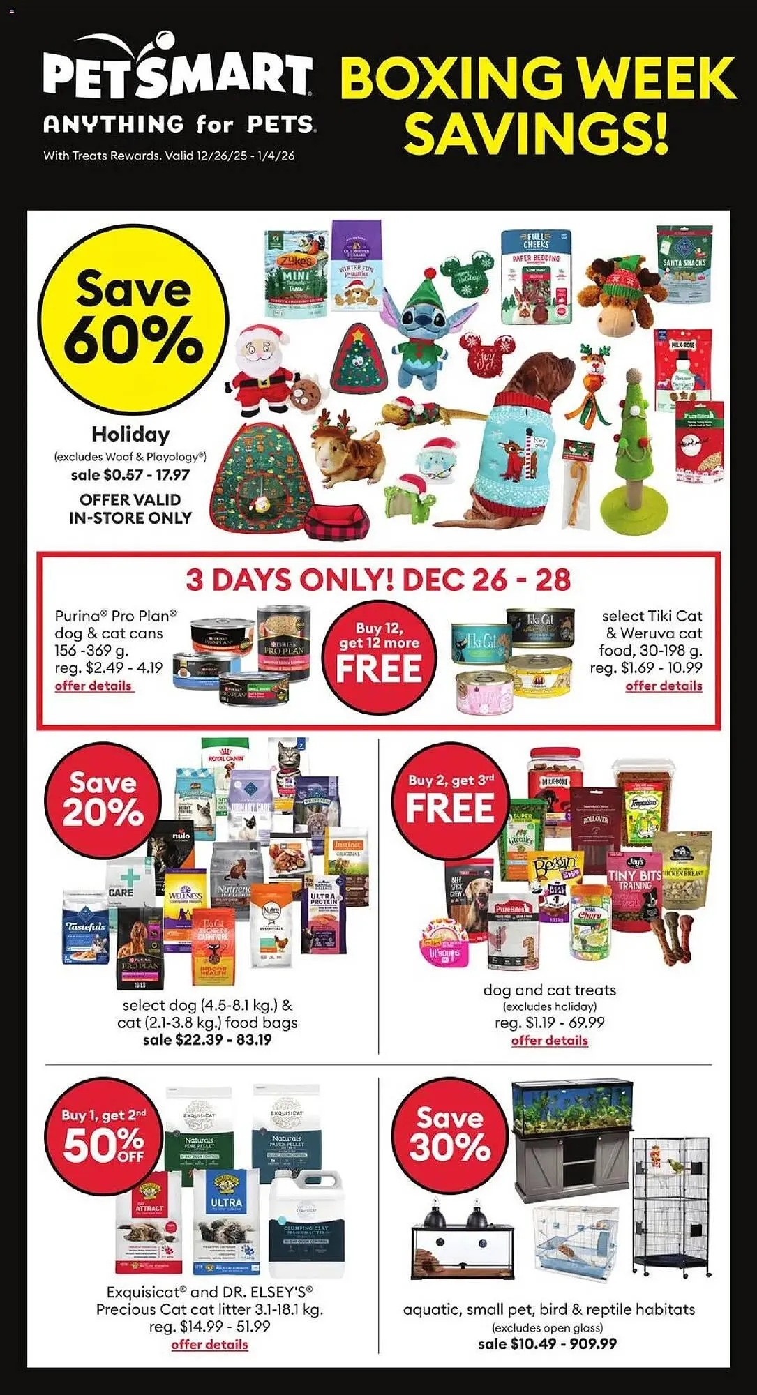 Petsmart flyer from December 26 to January 5 2026 - flyer page 1