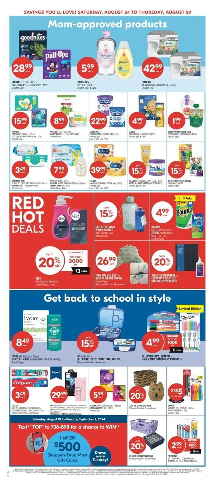 Exclusive deals and bargains from August 24 to August 29 2024 - flyer page 3