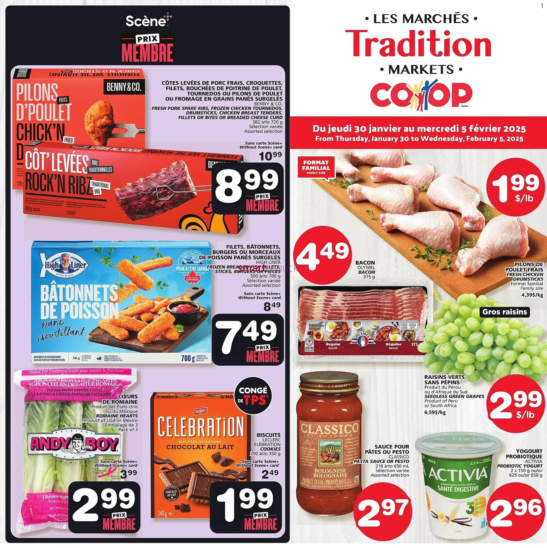 Marches Tradition flyer from January 30 to February 12 2025 - flyer page 1