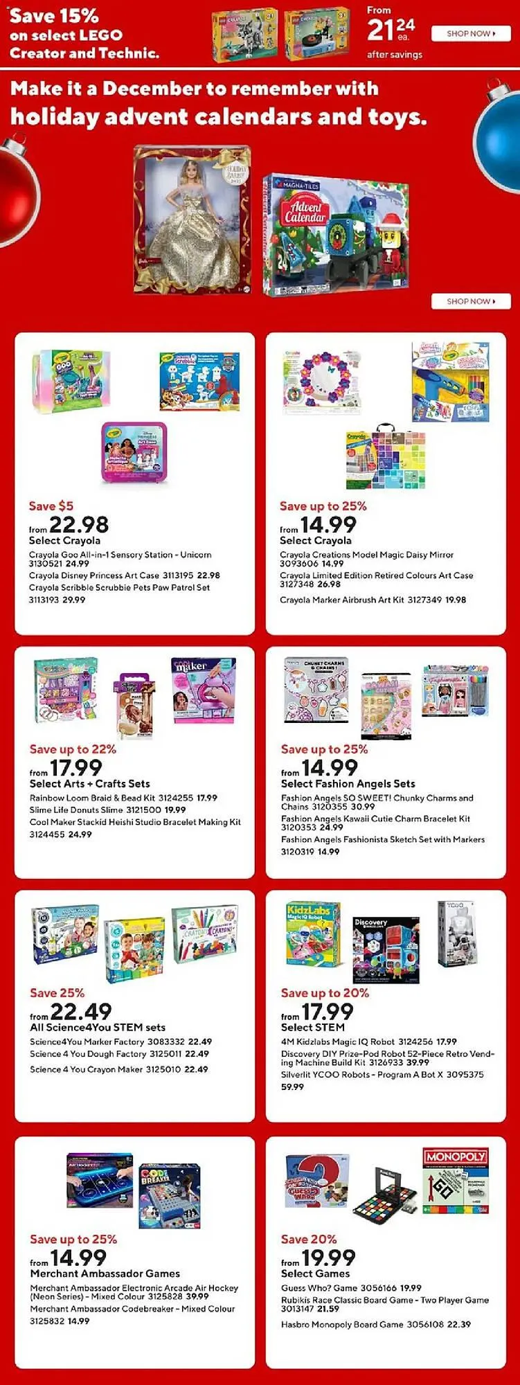 Staples flyer from October 31 to January 3 2026 - flyer page 4
