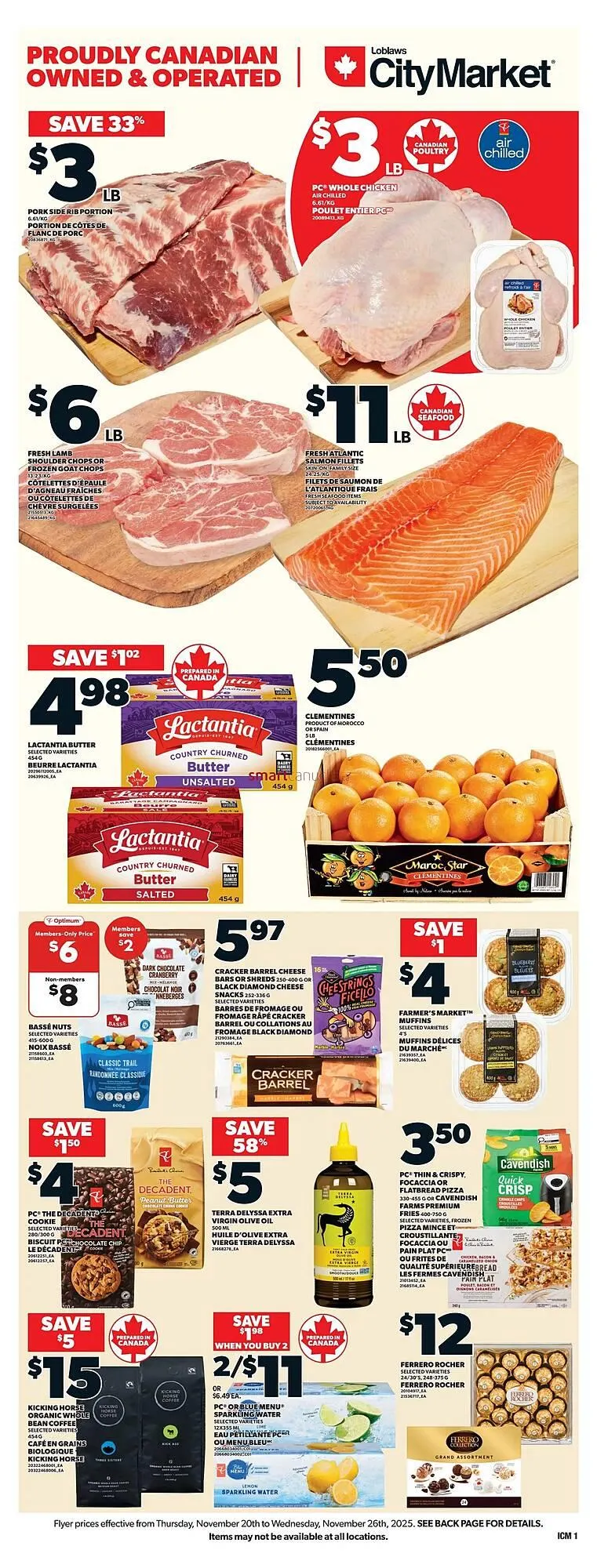 Loblaws flyer from November 20 to November 26 2025 - flyer page 1