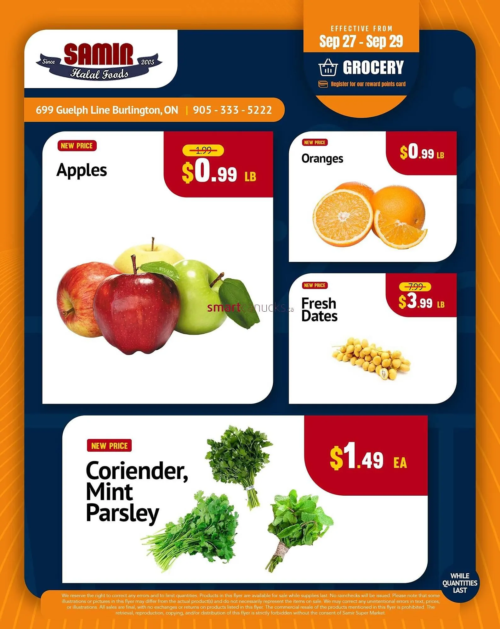 Samir Supermarket flyer from September 25 to October 7 2024 - flyer page 3