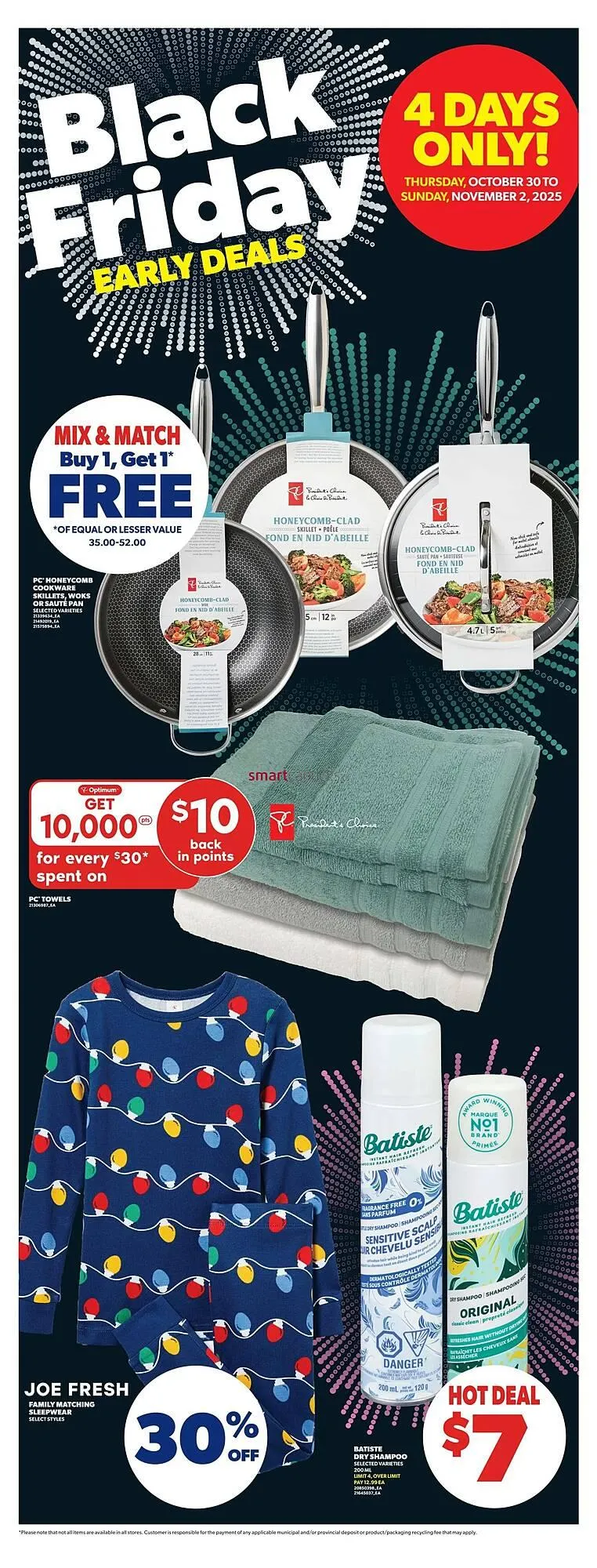 Real Canadian Superstore flyer from October 30 to November 5 2025 - flyer page 1