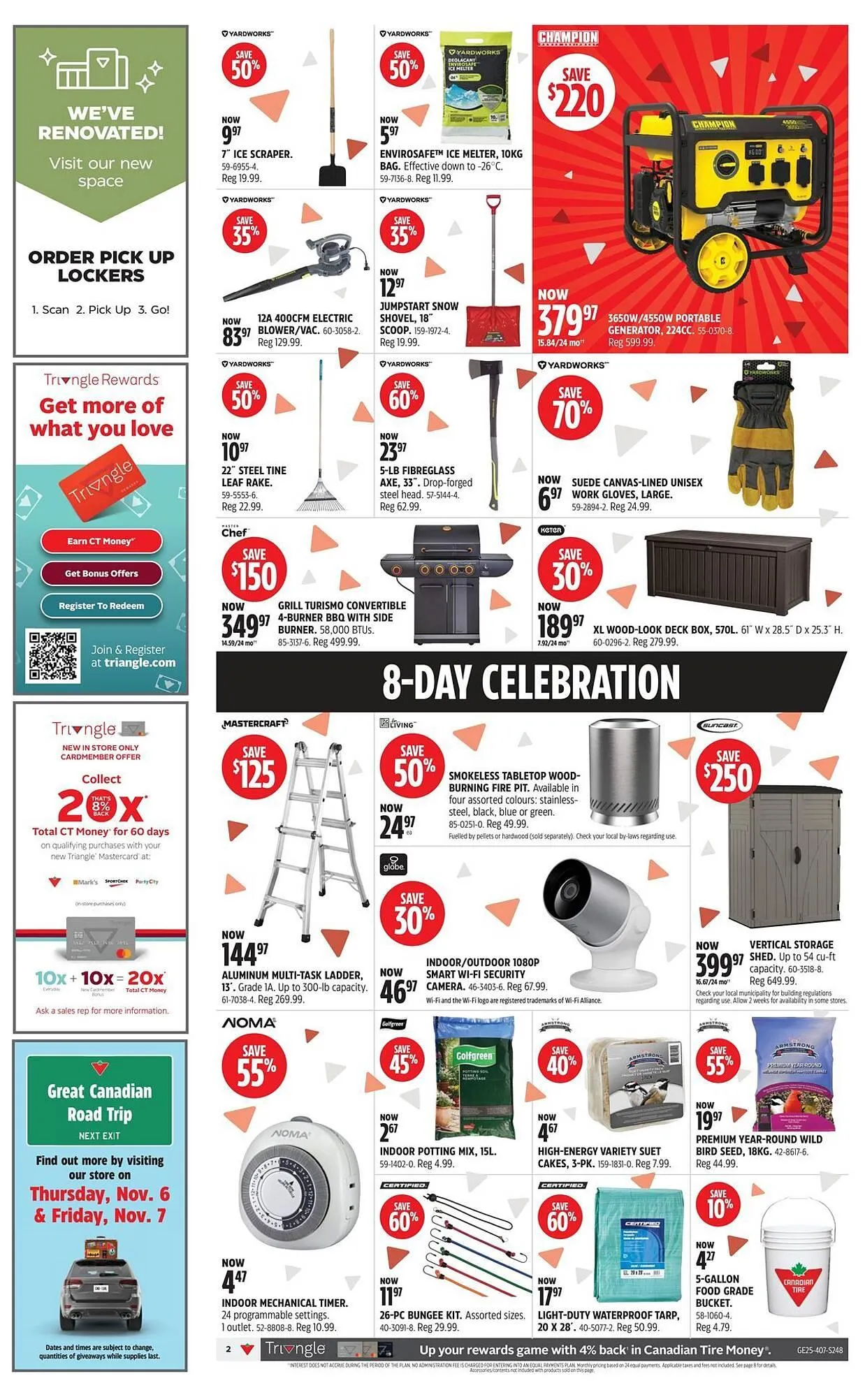 Canadian Tire flyer from November 6 to November 13 2025 - flyer page 2