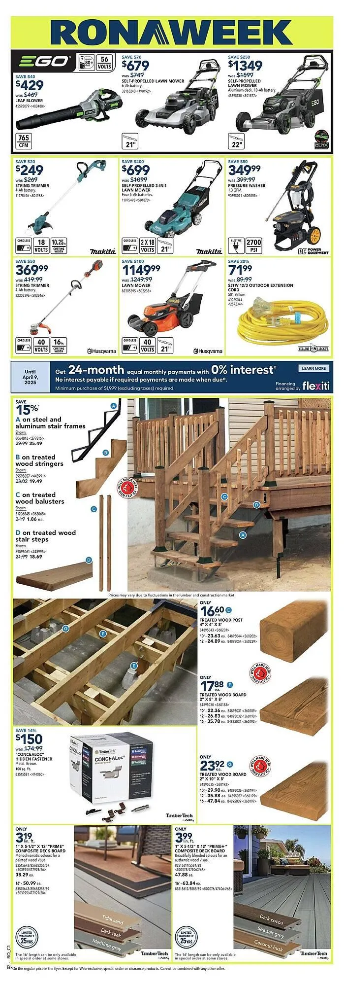 RONA flyer from April 3 to April 17 2025 - flyer page 5