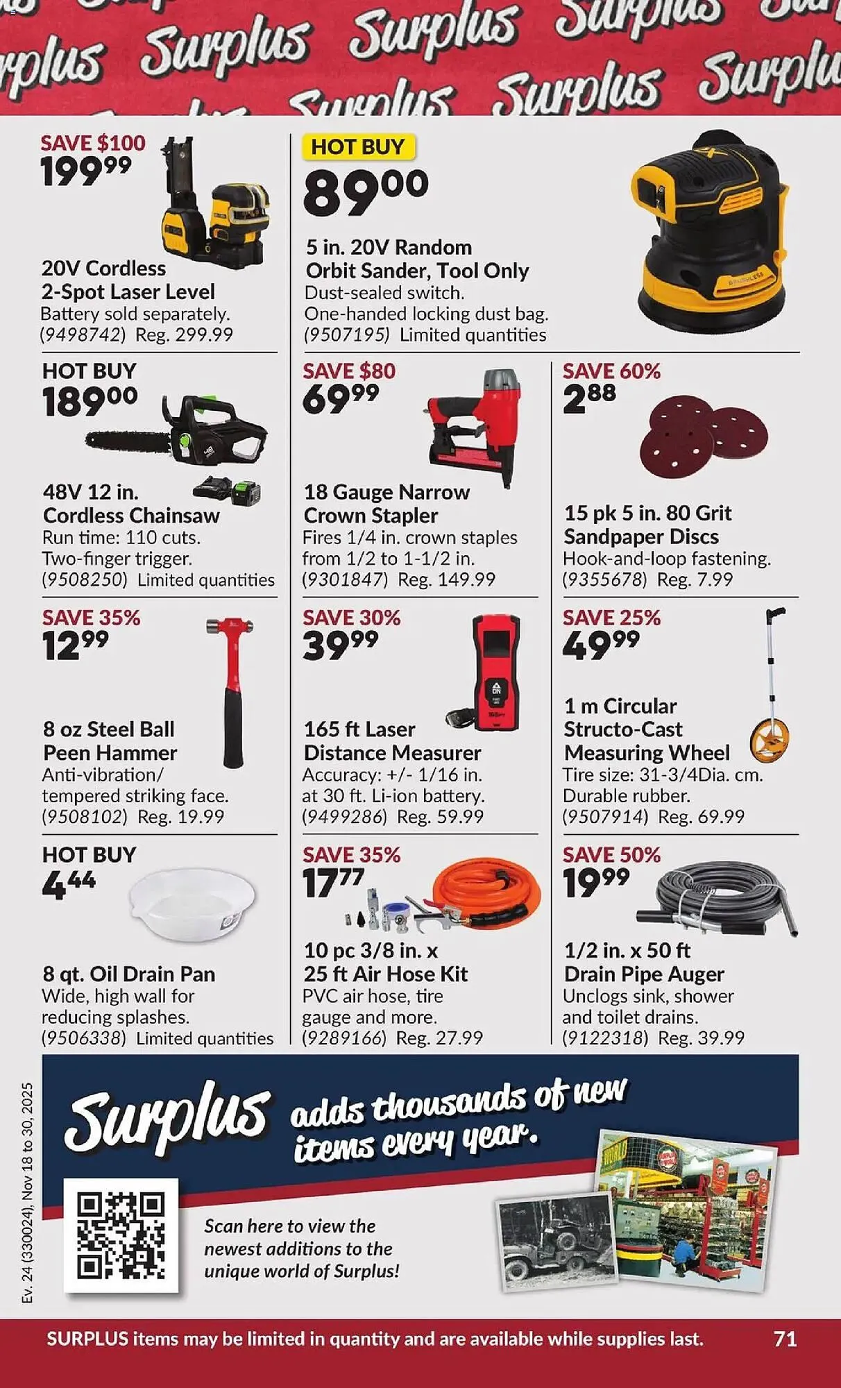 Princess Auto flyer from November 18 to December 1 2025 - flyer page 84