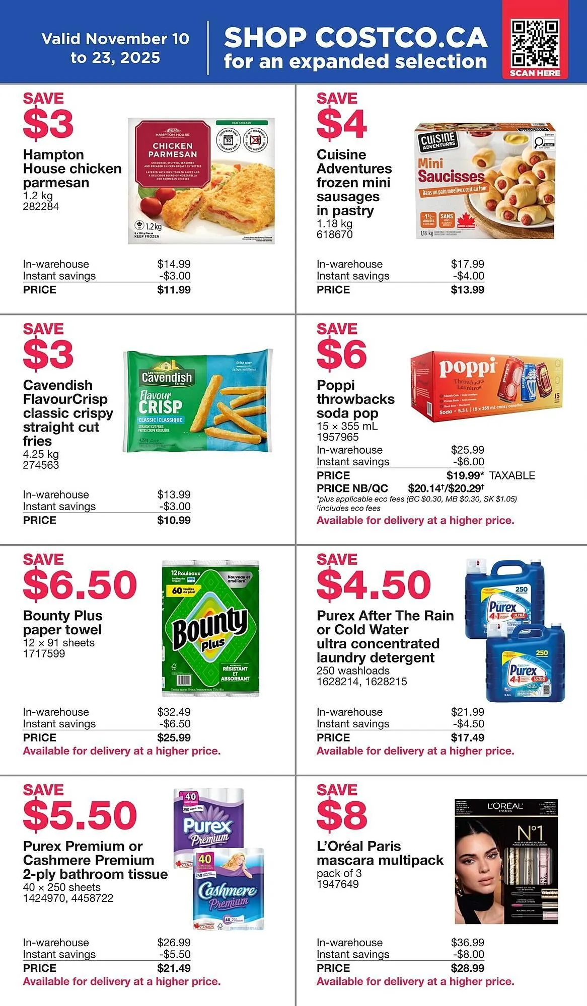 Costco flyer from October 23 to November 5 2025 - flyer page 18