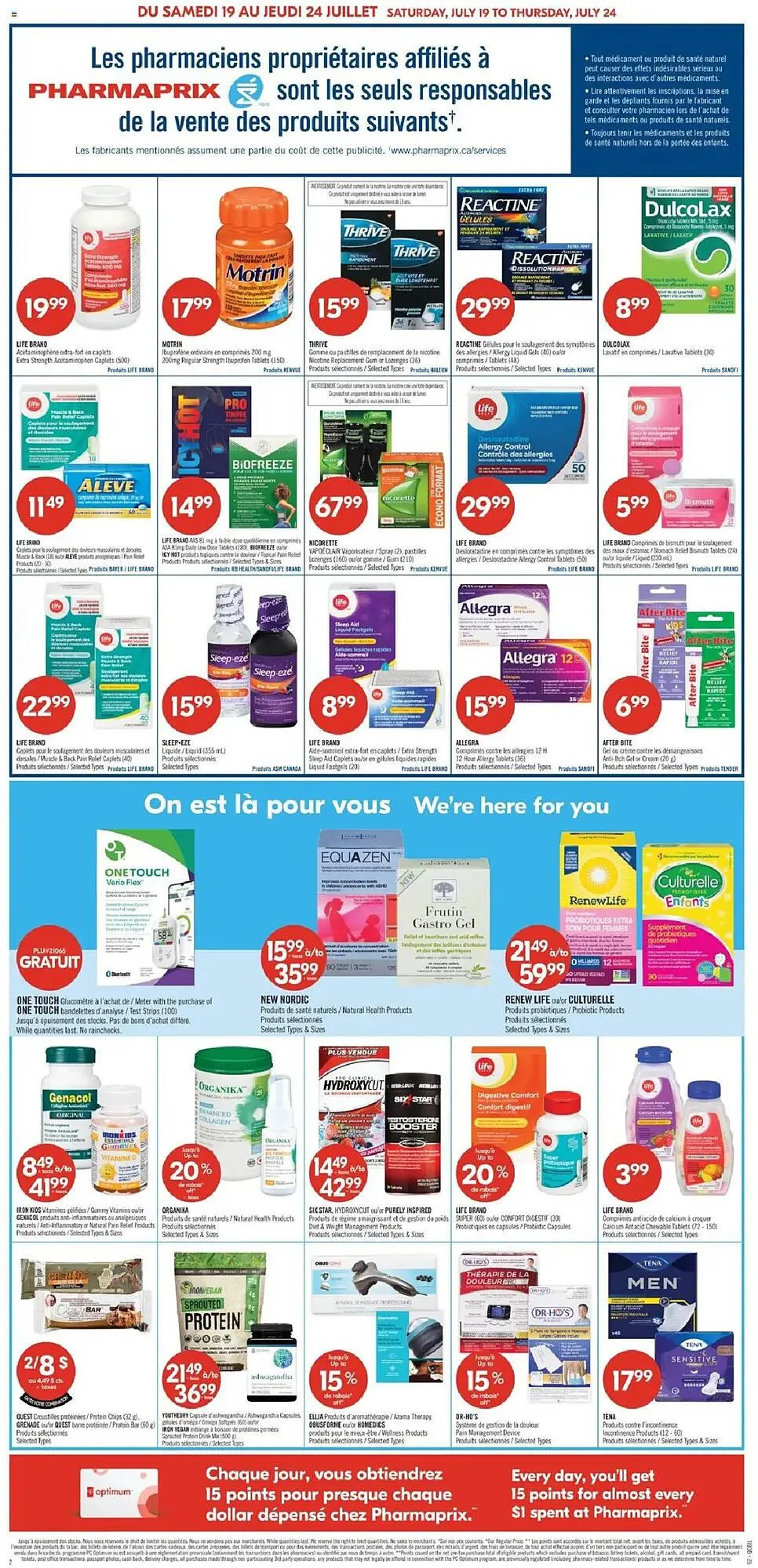 Pharmaprix flyer from July 18 to July 23 2025 - flyer page 4