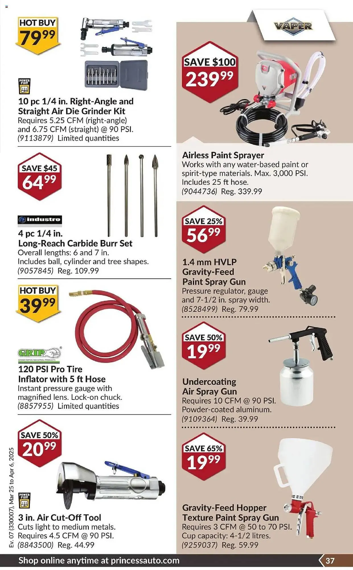 Princess Auto flyer from March 25 to April 6 2025 - flyer page 42