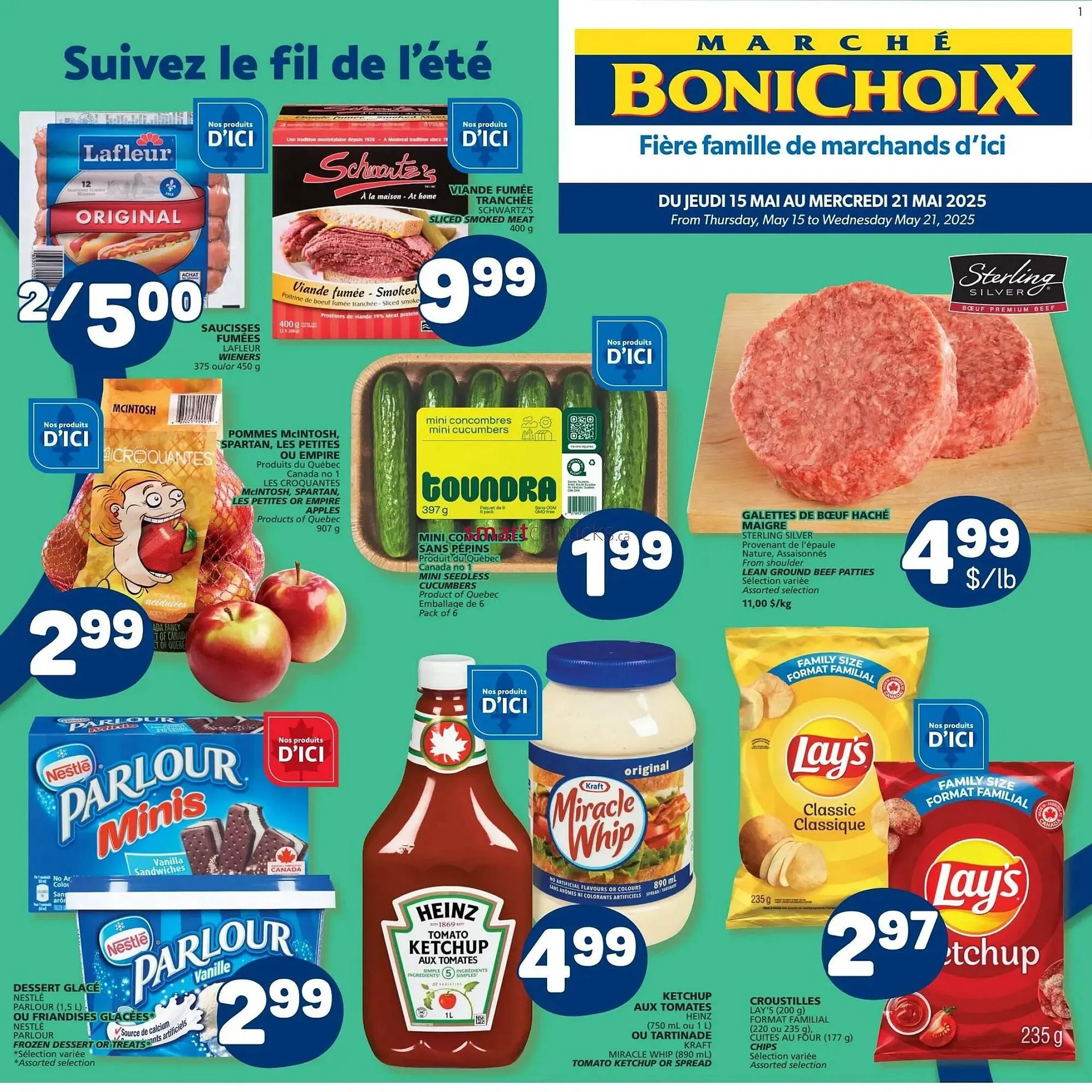 Marché Bonichoix flyer from May 15 to May 21 2025 - flyer page 1