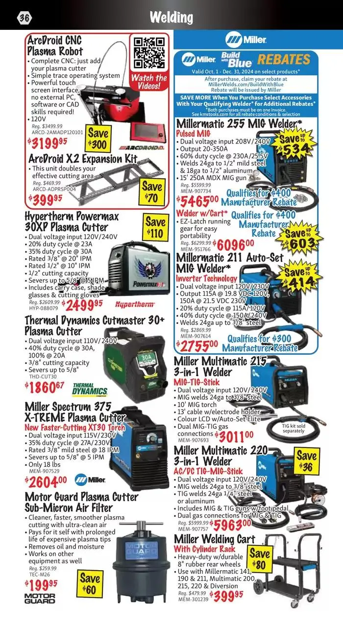 KMS Tools November 2024 Black Friday Sale from November 1 to November 15 2024 - flyer page 36