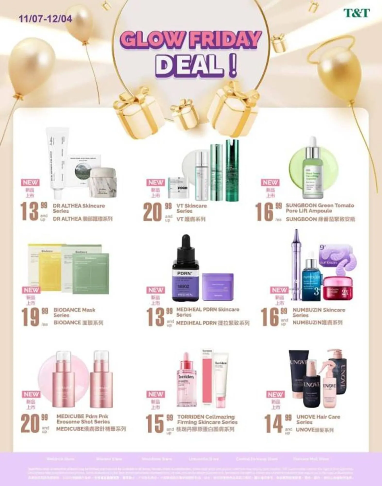 T&T Supermarket flyer from November 7 to December 4 2025 - flyer page 1