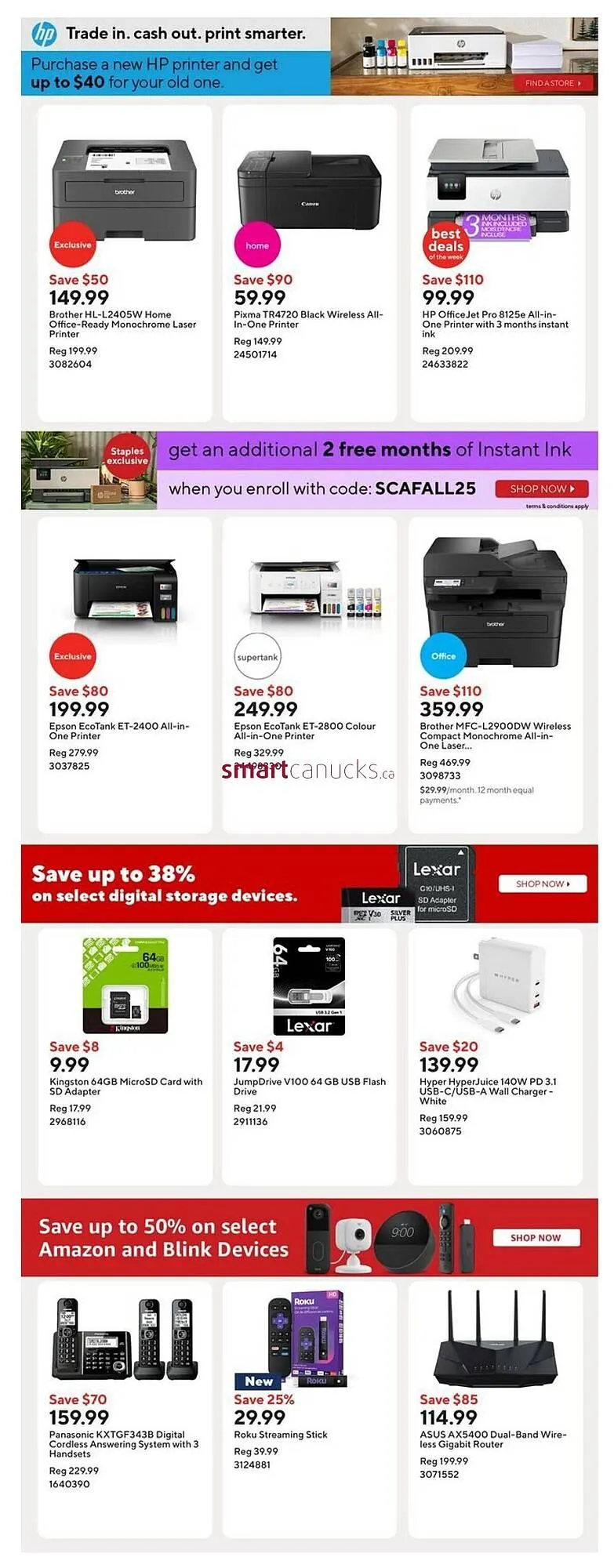 Staples flyer from August 22 to August 28 2025 - flyer page 14