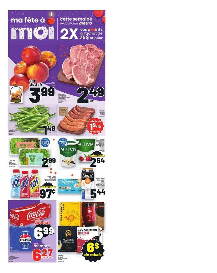 Metro weekly flyer Quebec from June 6 to June 12 2024 - flyer page 2