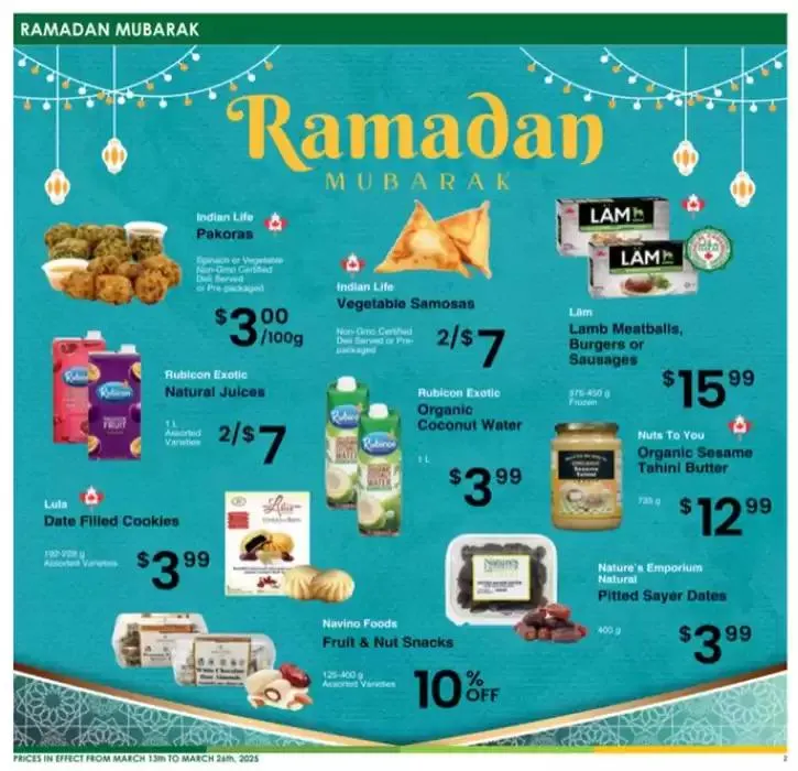 Current deals and offers from March 13 to March 26 2025 - flyer page 2