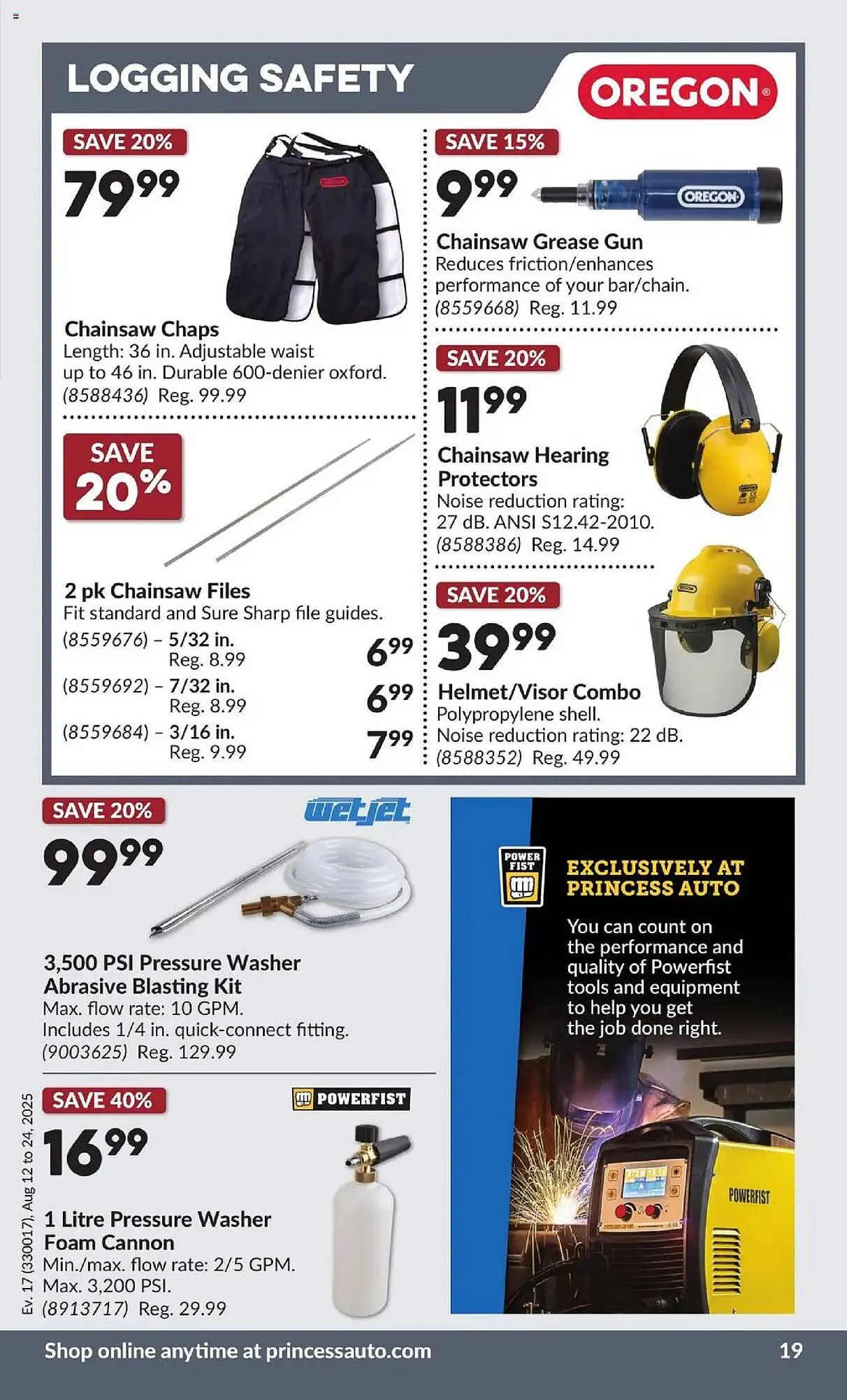 Princess Auto flyer from August 12 to August 25 2025 - flyer page 23