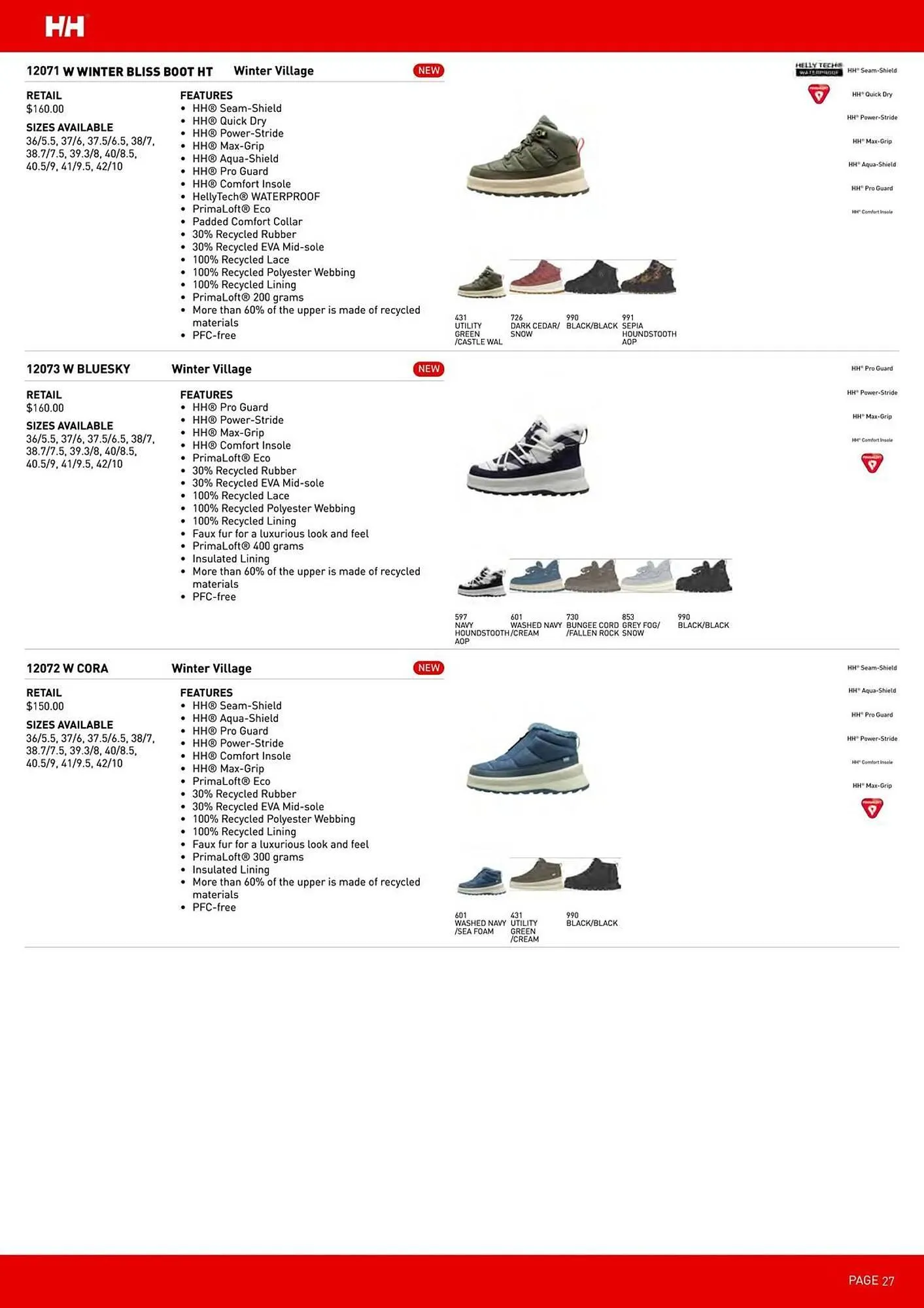 Helly Hansen flyer from September 11 to February 28 2026 - flyer page 27