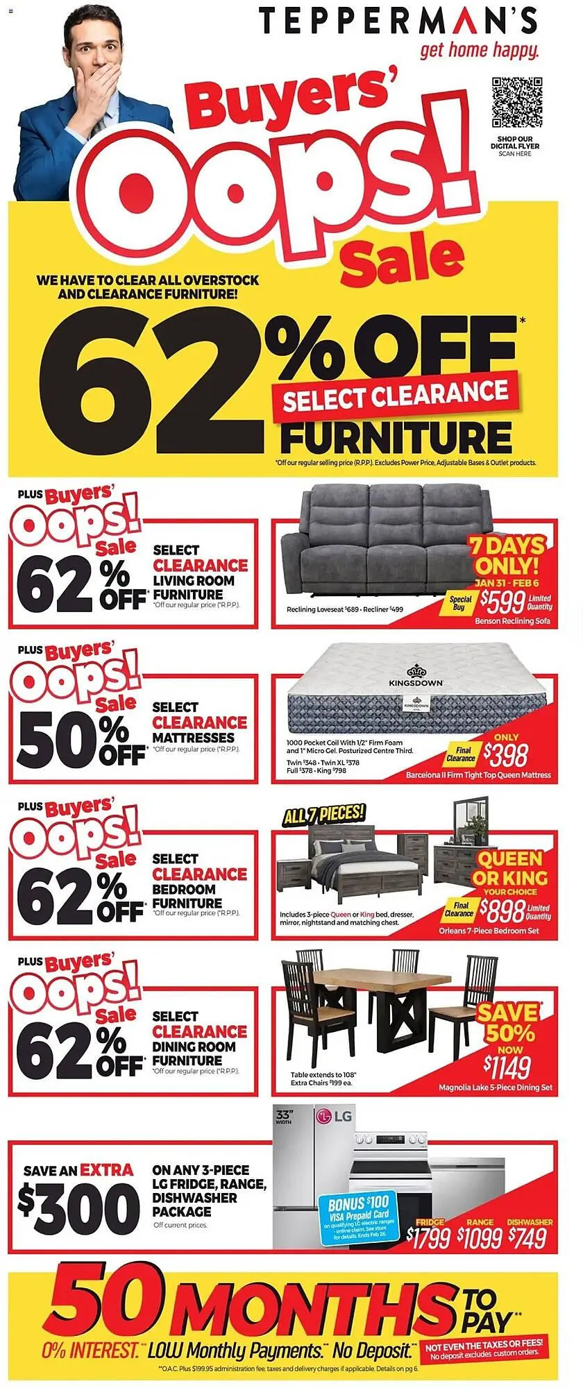 Tepperman's flyer from January 31 to February 6 2025 - flyer page 1