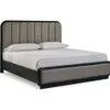 Rowanbeck King Panel Bed - Gray/Black