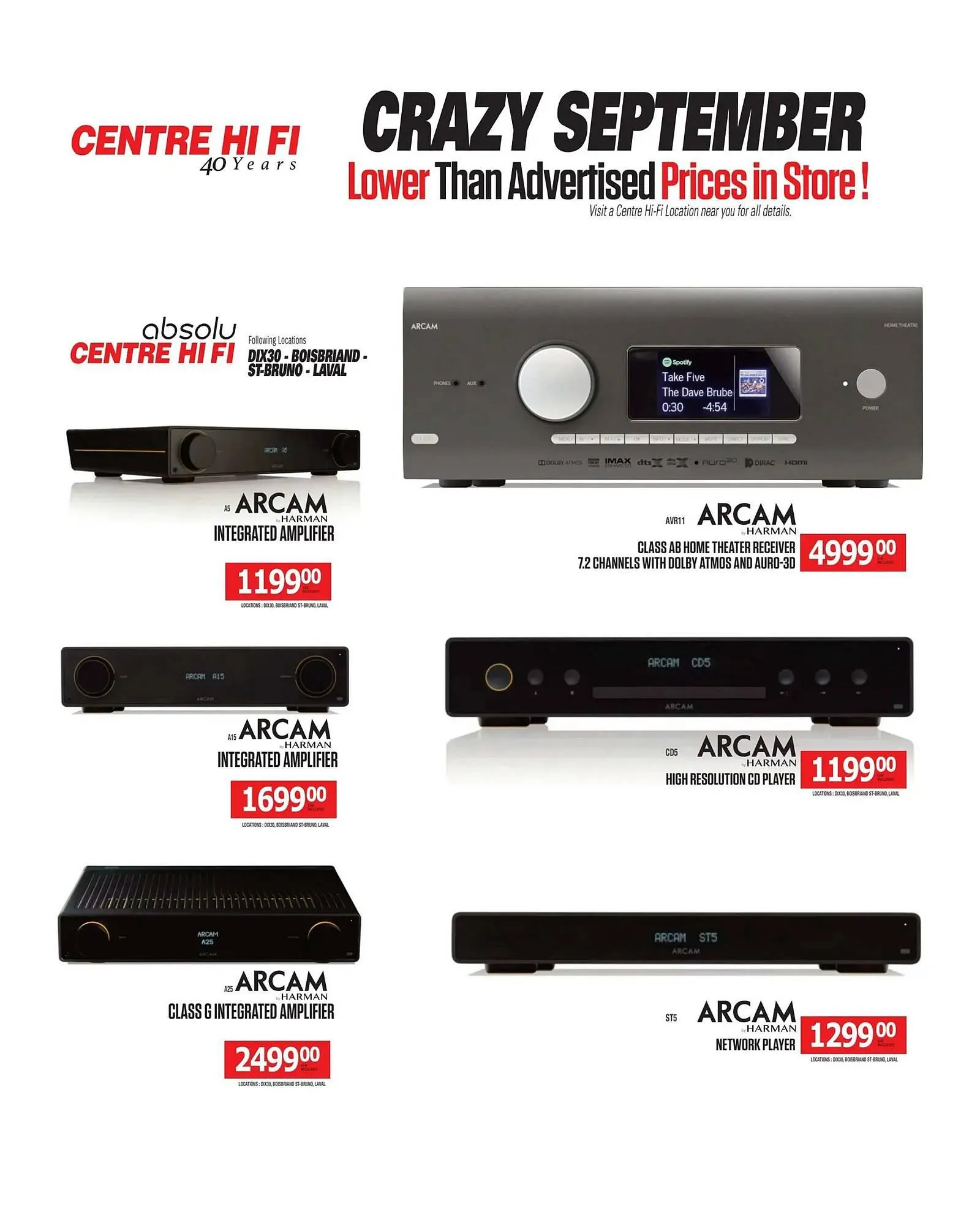 Centre Hi-Fi flyer from September 26 to October 2 2025 - flyer page 39