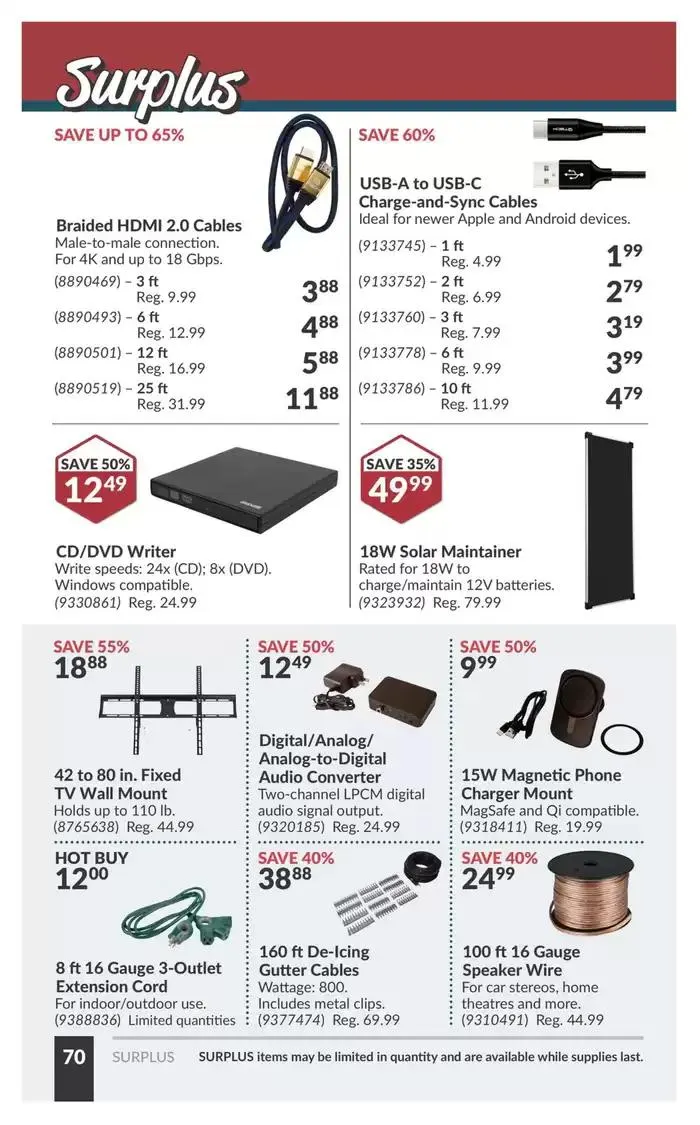 National Sale from March 11 to March 23 2025 - flyer page 75