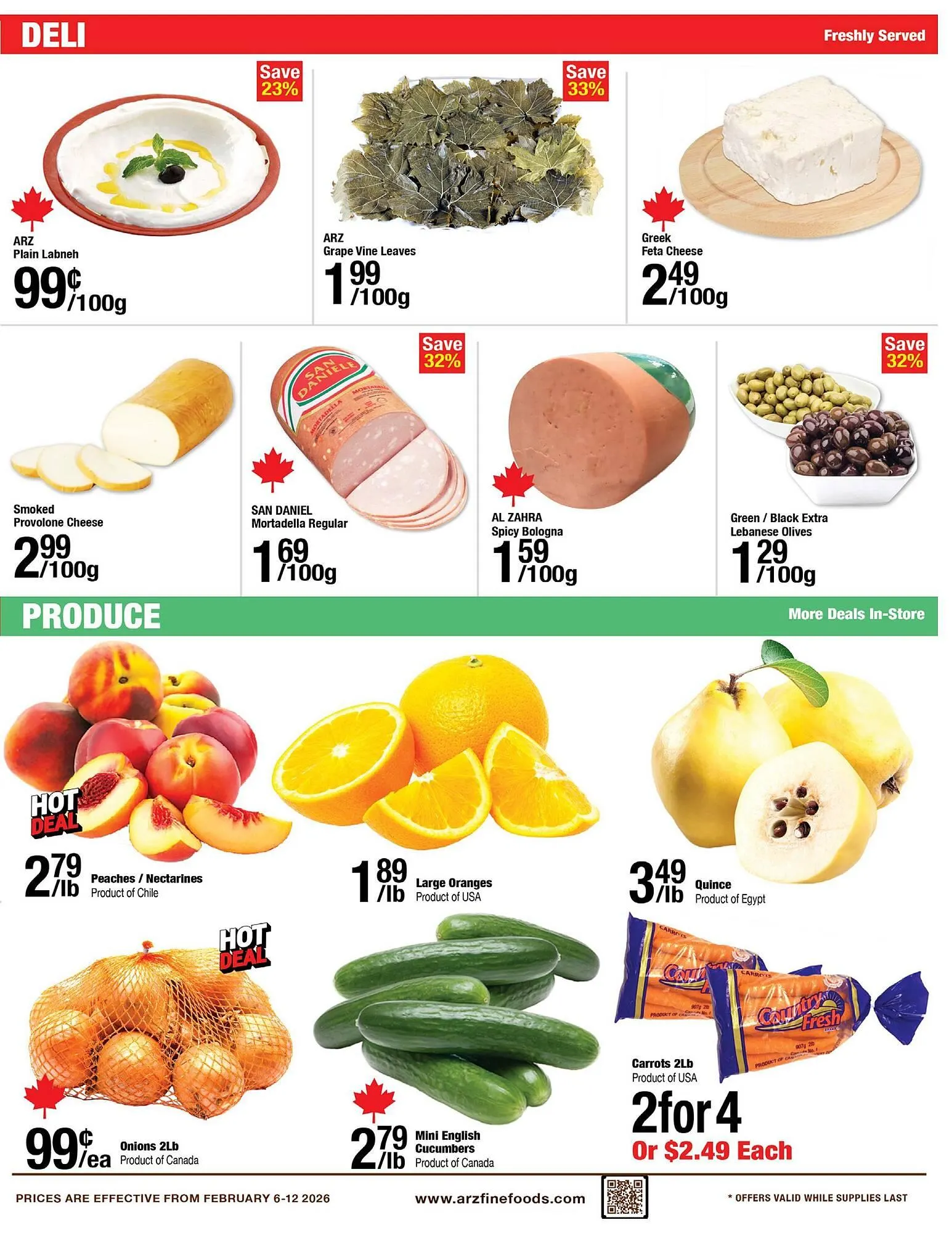Arz Fine Foods flyer from February 6 to February 12 2026 - flyer page 7