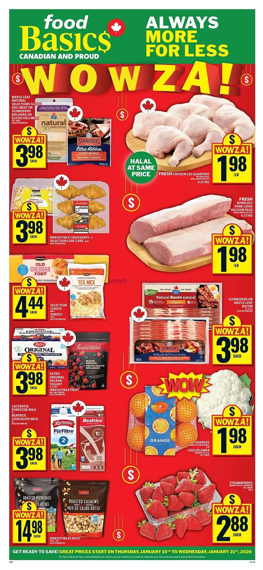 Food Basics flyer from January 15 to January 21 2026 - flyer page 1