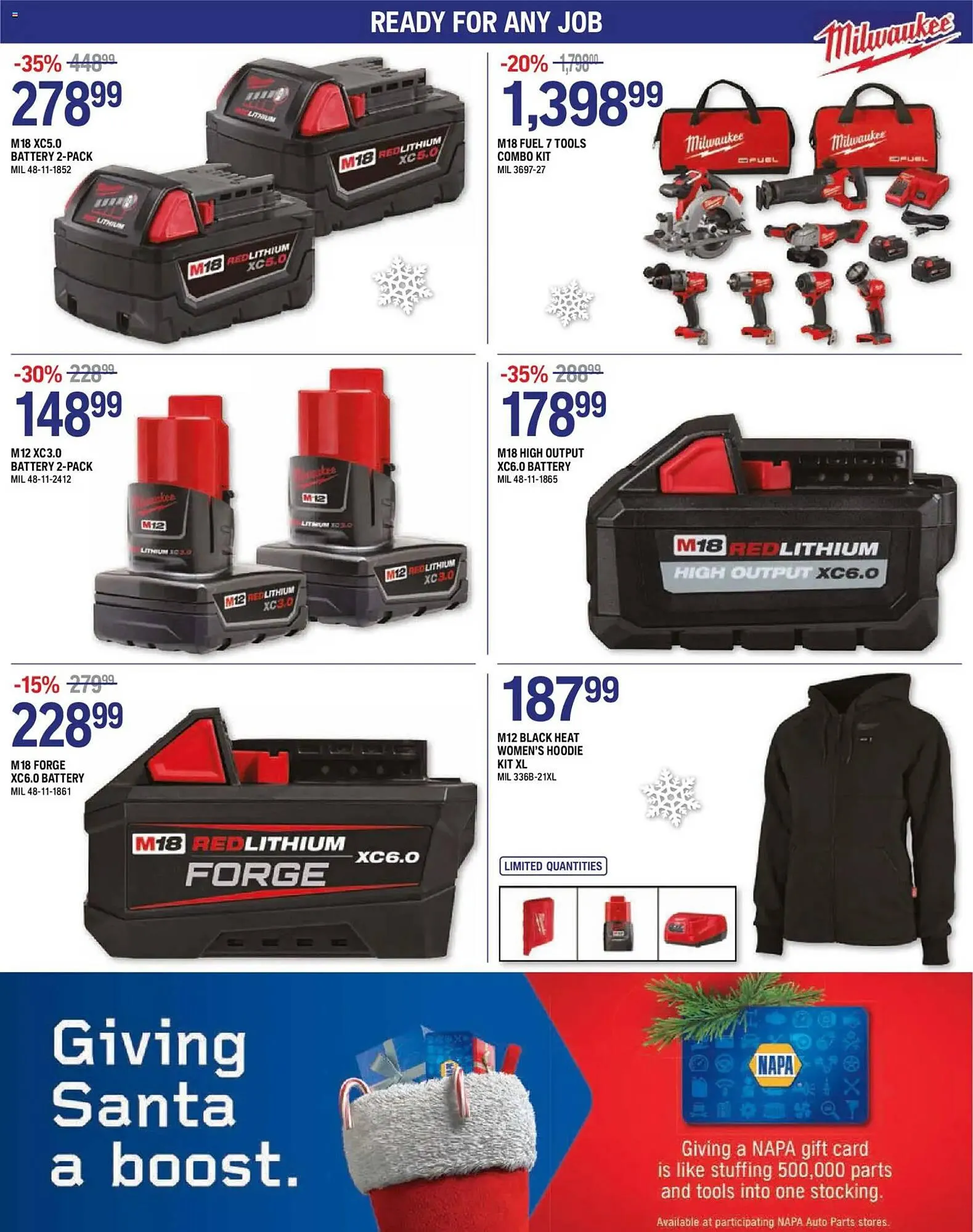 NAPA Auto Parts flyer from November 13 to December 31 2025 - flyer page 4