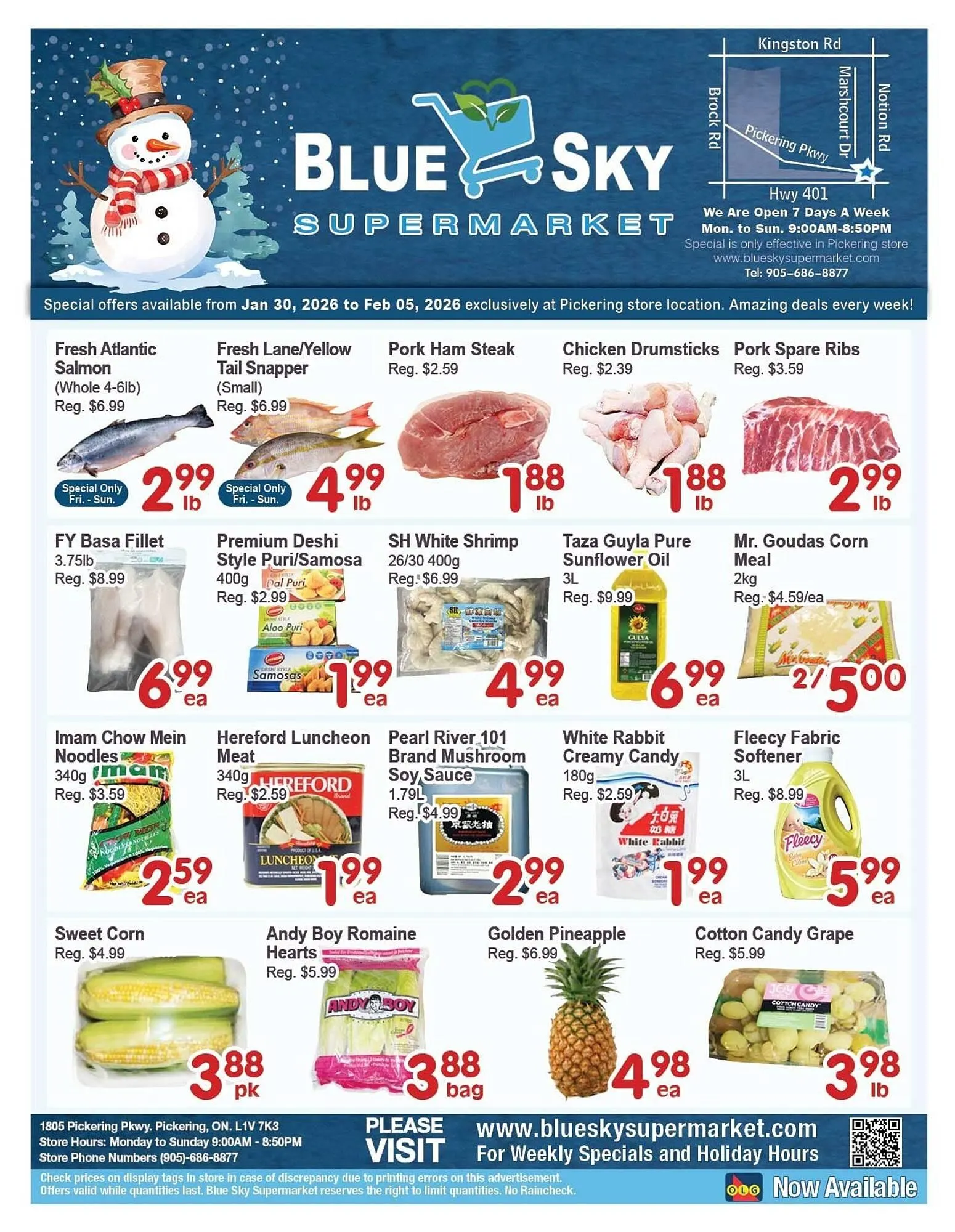 Blue Sky Supermarket flyer - 1