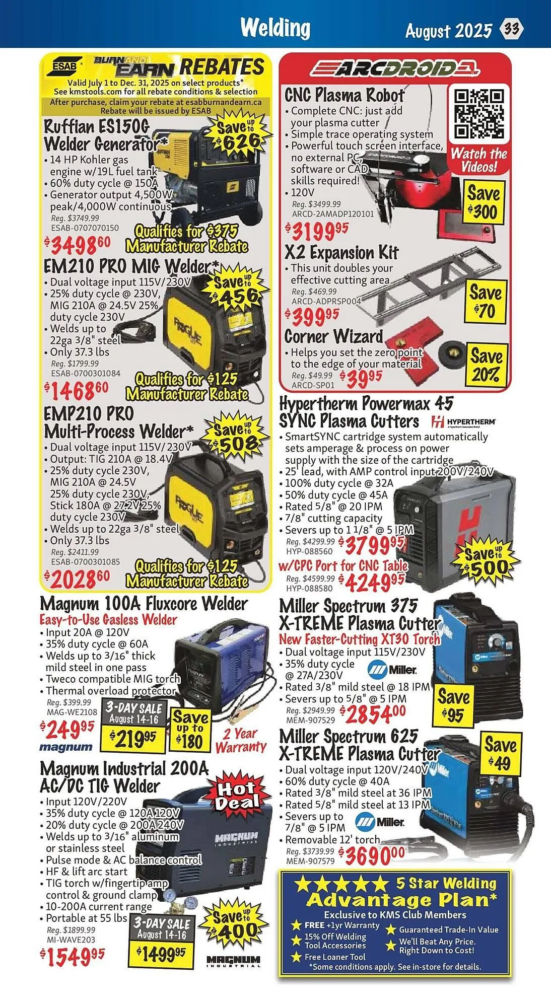 KMS Tools flyer from August 1 to August 8 2025 - flyer page 33