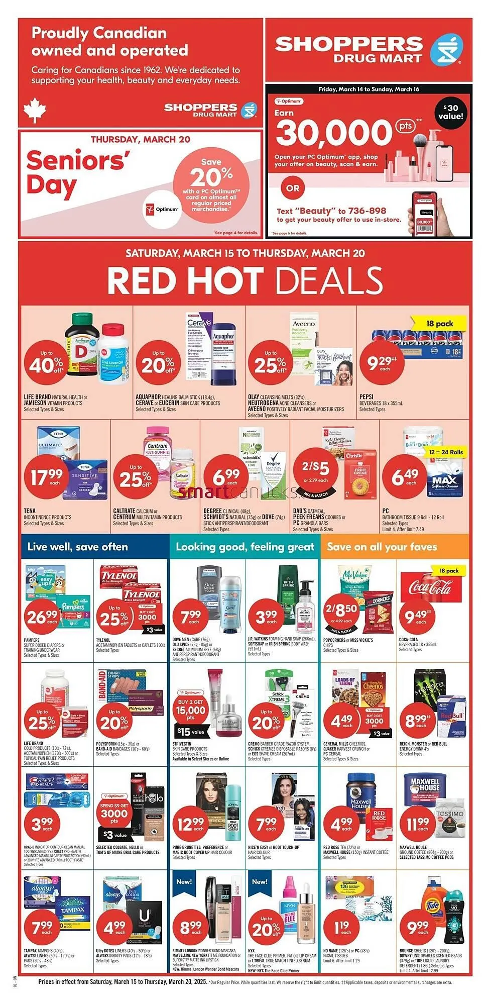 Shoppers Drug Mart flyer from March 13 to March 19 2025 - flyer page 3