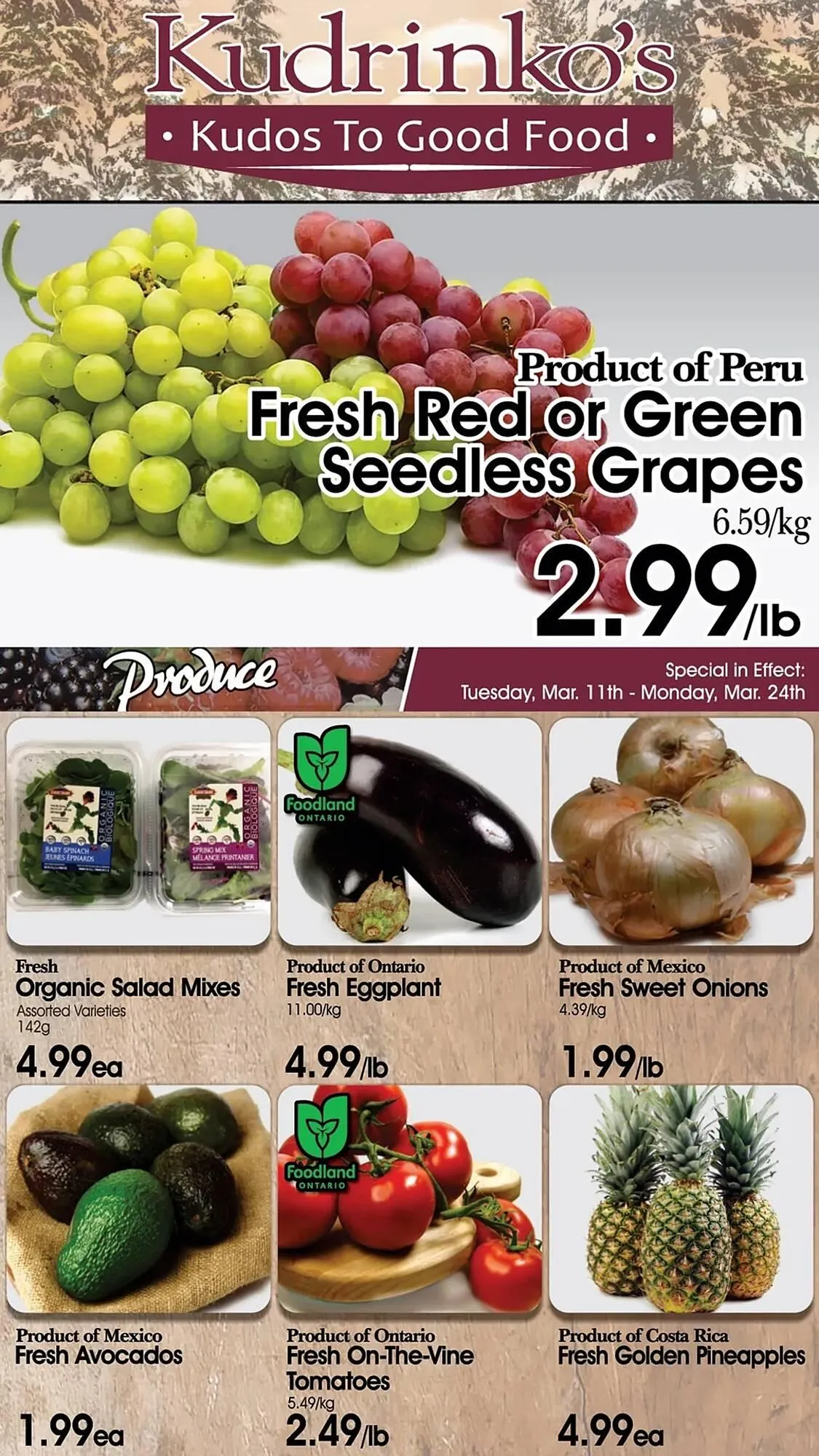 Kudrinko's flyer from March 13 to March 19 2025 - flyer page 2