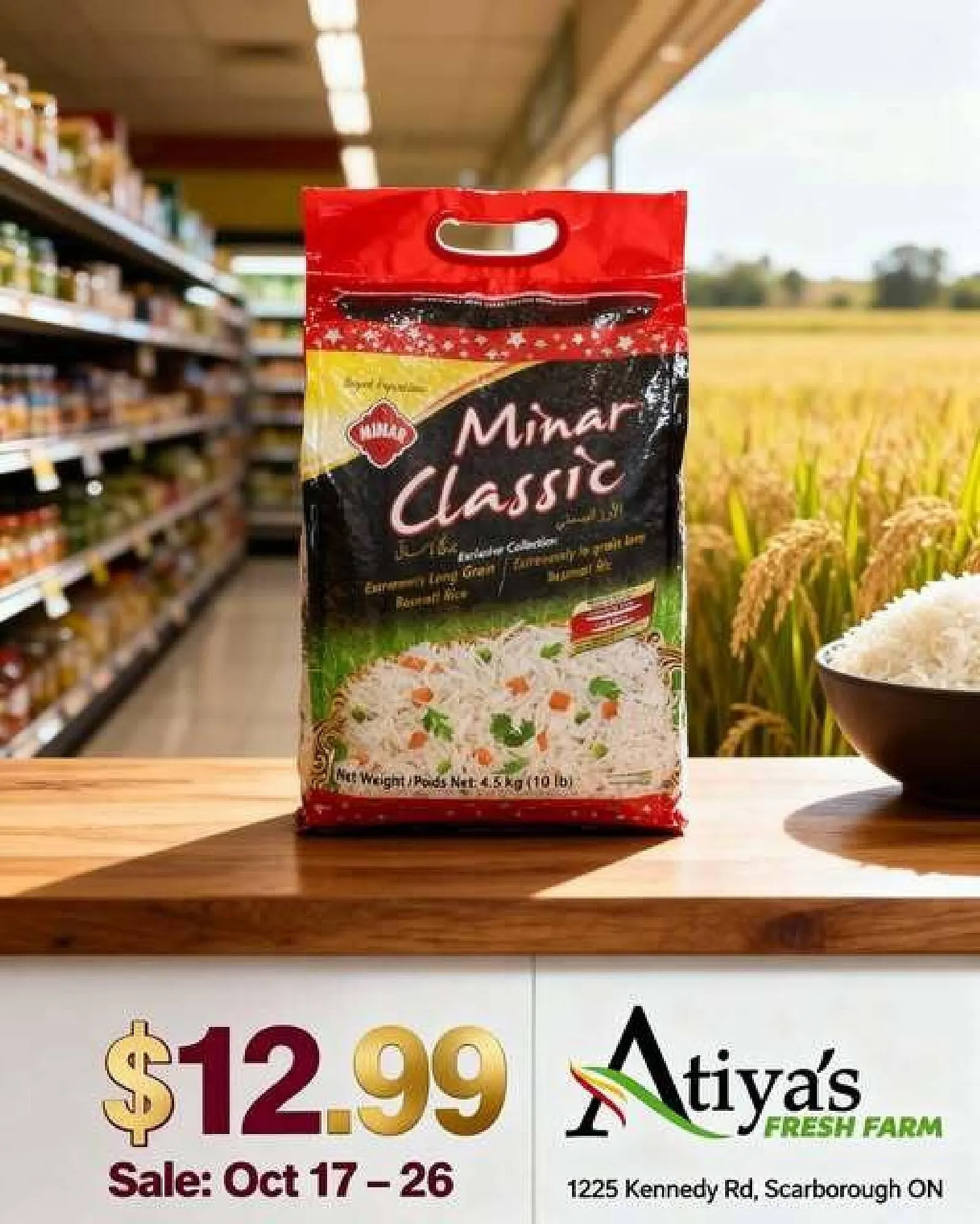 Atiya's Fresh Farm flyer from October 17 to October 26 2025 - flyer page 1