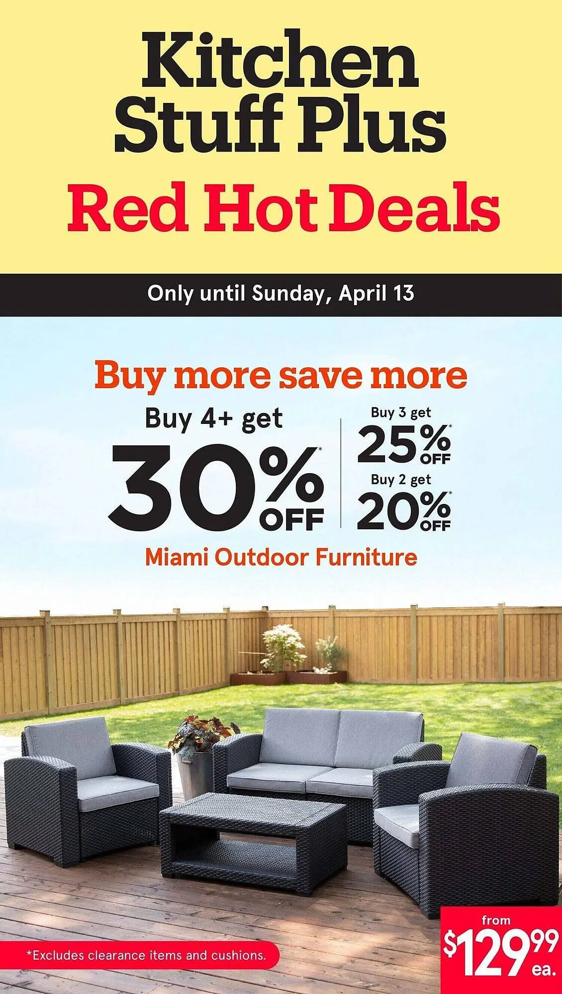 Kitchen Stuff Plus flyer from April 7 to April 14 2025 - flyer page 1