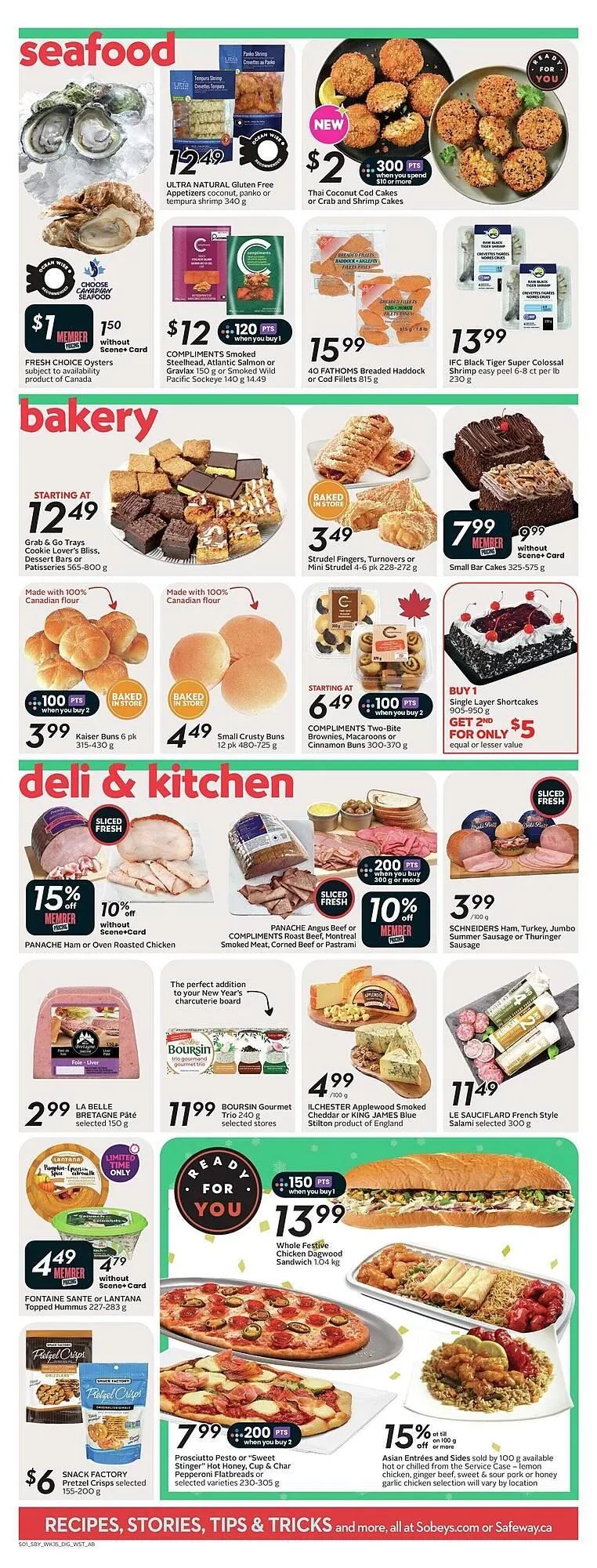 Safeway flyer from December 25 to January 1 2026 - flyer page 9