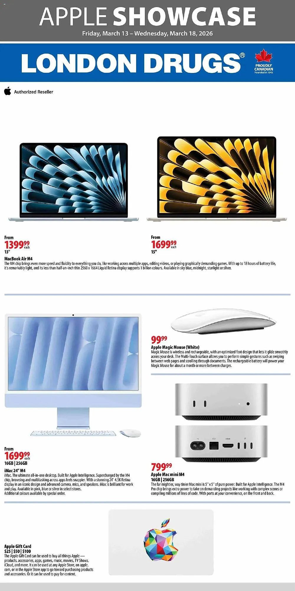 London Drugs flyer from March 13 to March 19 2026 - flyer page 1