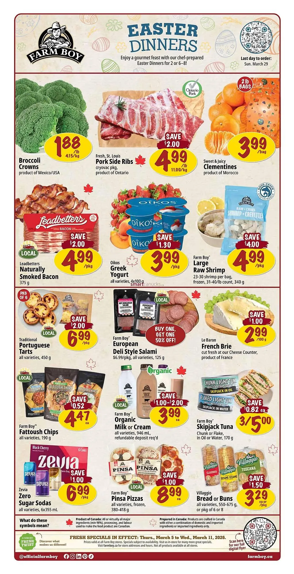 Farm Boy flyer from March 5 to March 11 2026 - flyer page 1