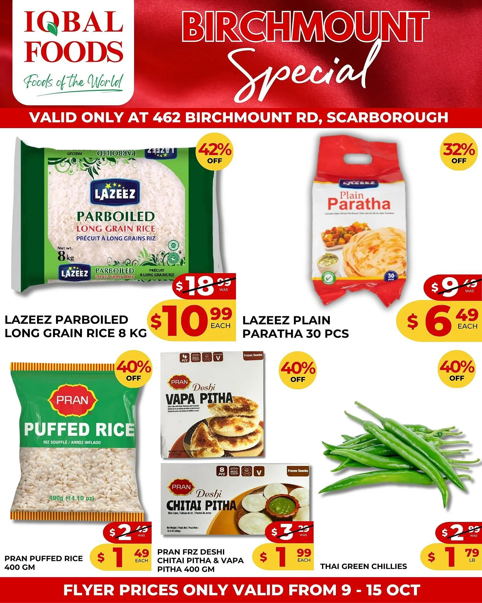 Iqbal Foods flyer from October 9 to October 15 2025 - flyer page 1