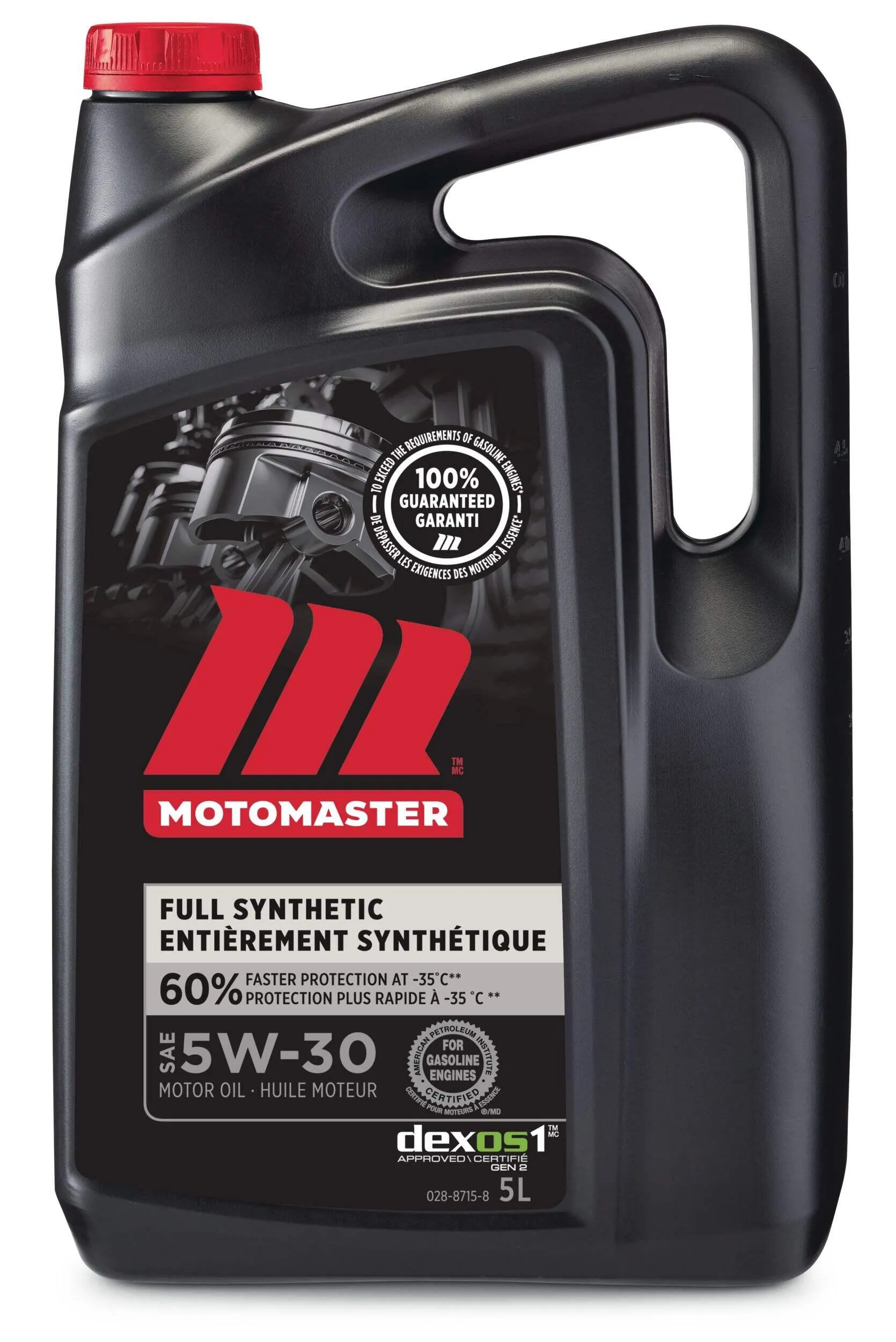 MotoMaster 5W30 Synthetic Engine/Motor Oil, 5-L