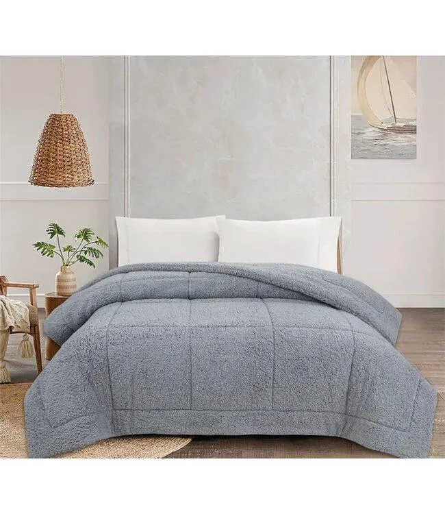 NORDIK SHERPA COMFORTER AST DOUBLE/QUEEN