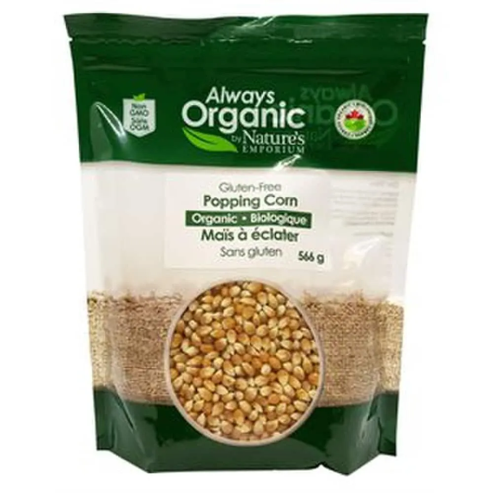 Always Organic Popcorn Popping Kernels Org 566 g
