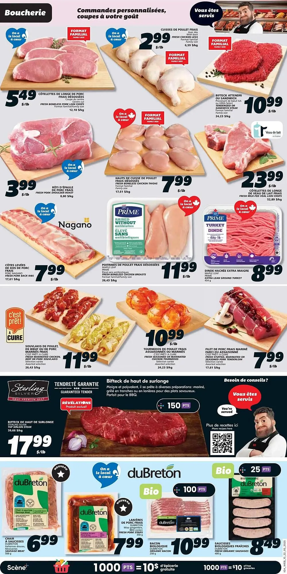 IGA flyer from May 22 to June 11 2025 - flyer page 4