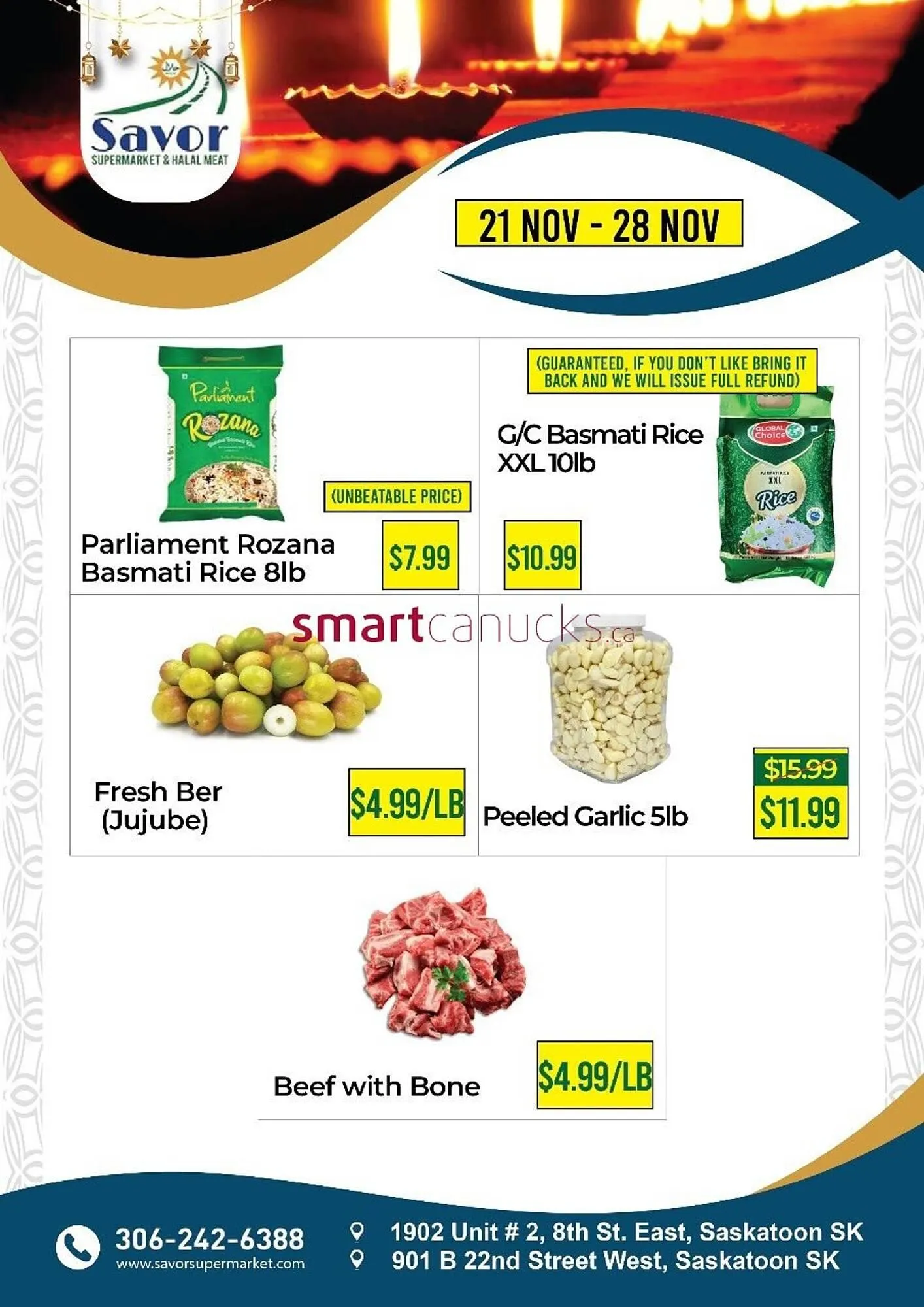 Savor Supermarket flyer from November 21 to November 27 2025 - flyer page 1