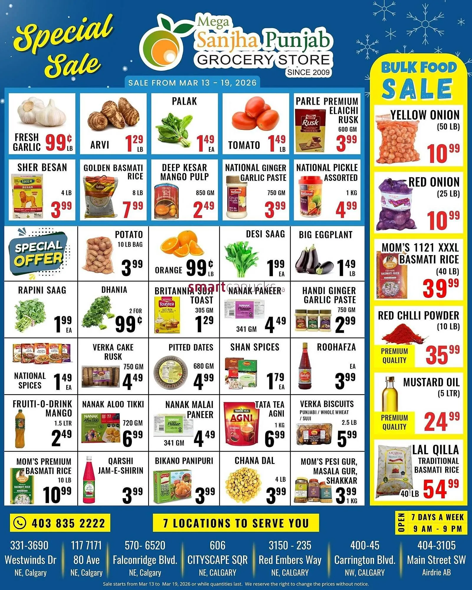 Mega Sanjha Punjab Grocery Store flyer - 1
