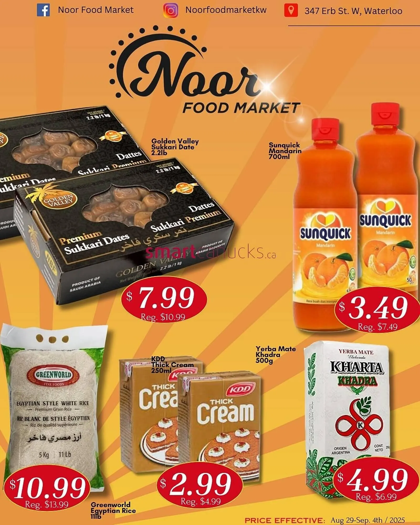 Noor Food Market flyer from August 29 to September 4 2025 - flyer page 1