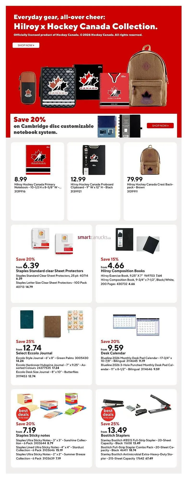 Staples flyer from February 20 to February 26 2026 - flyer page 13