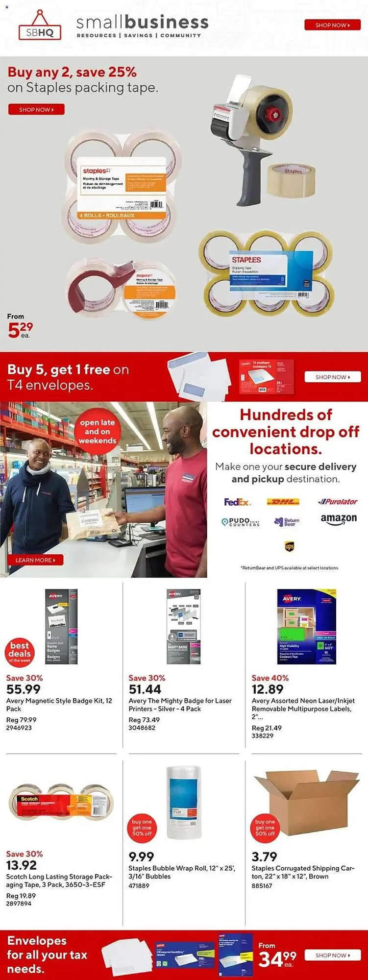 Staples flyer from January 8 to January 14 2025 - flyer page 24